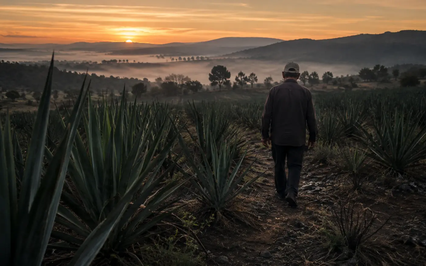 Paisaje agavero y trabajo de campo vinculado con el origen del mezcal